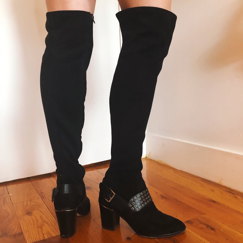 Thigh High MK Microsuede Boots